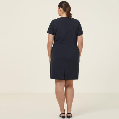 NNT CAT67K Stretch Wool Blend Short Sleeve Dress