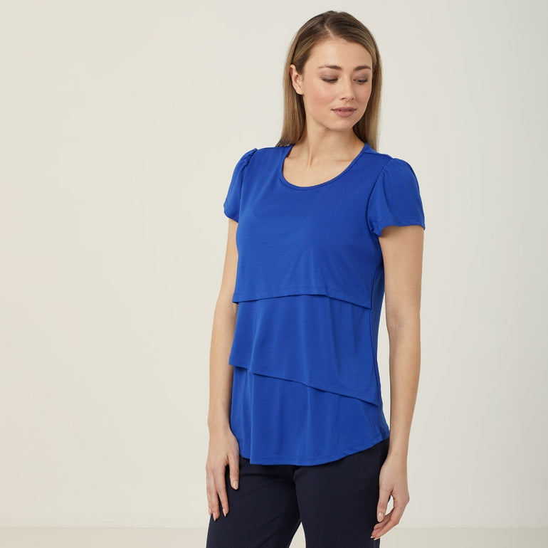 NNT CAT9XG Matt Jersey S/S Layered Top