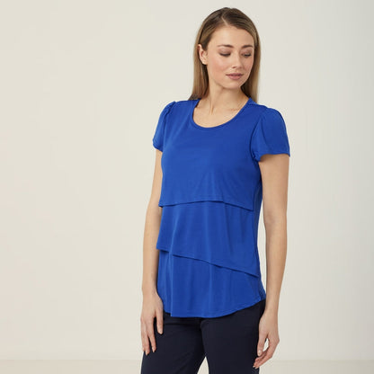 NNT CAT9XG Matt Jersey S/S Layered Top