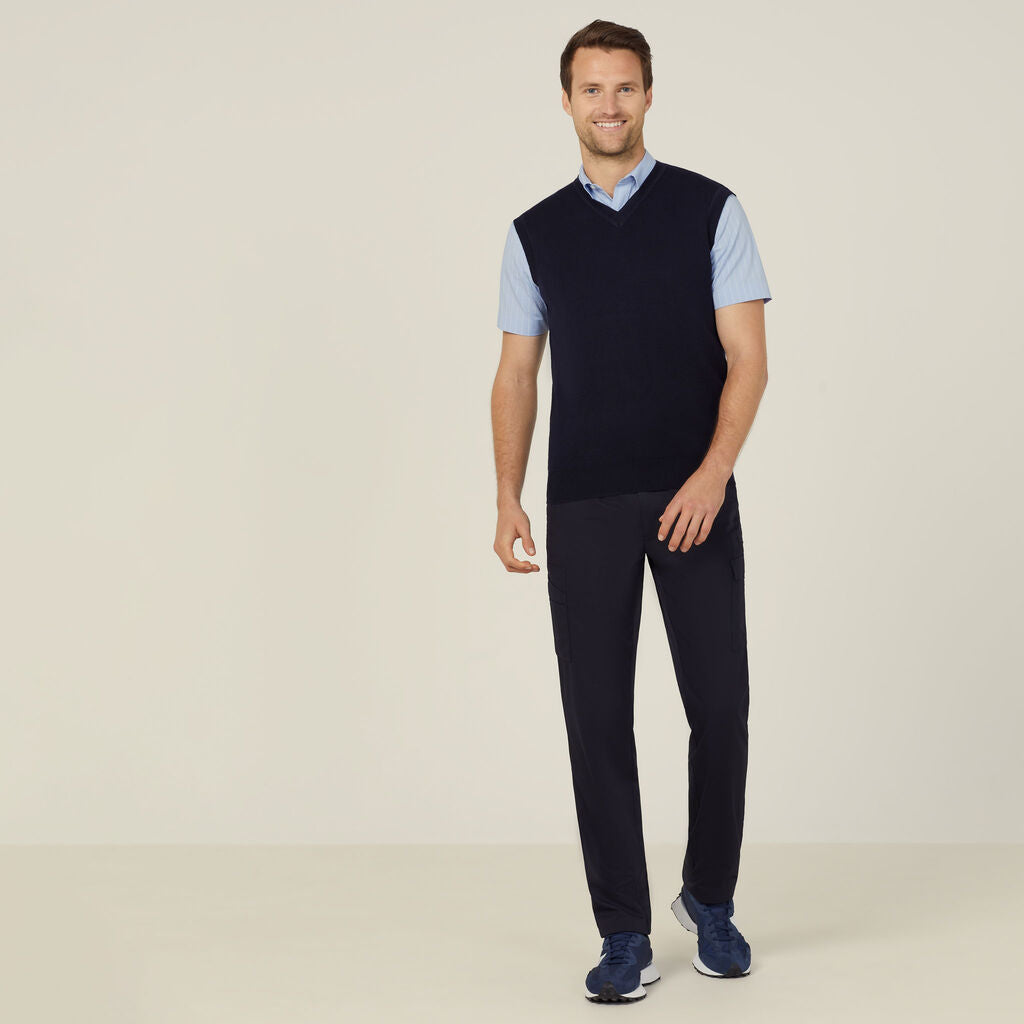 NNT CATCKH P/V Gaberdine Flex Waist Slim Leg Mens Cargo Pant