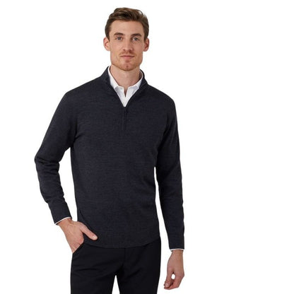 NNT CATE37 Long Sleeve Zip Neck Jumper