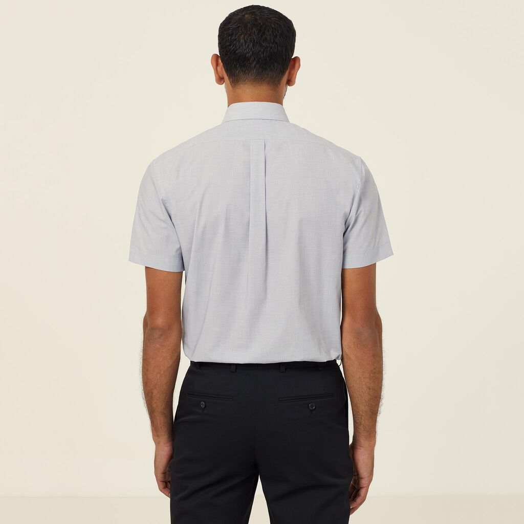 NNT CATJB7 Textured Mens Short Sleeve Shirt