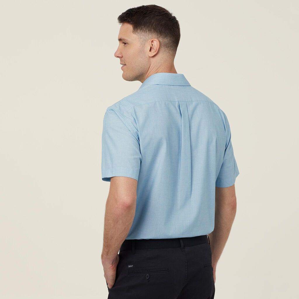 NNT CATJB7 Textured Mens Short Sleeve Shirt
