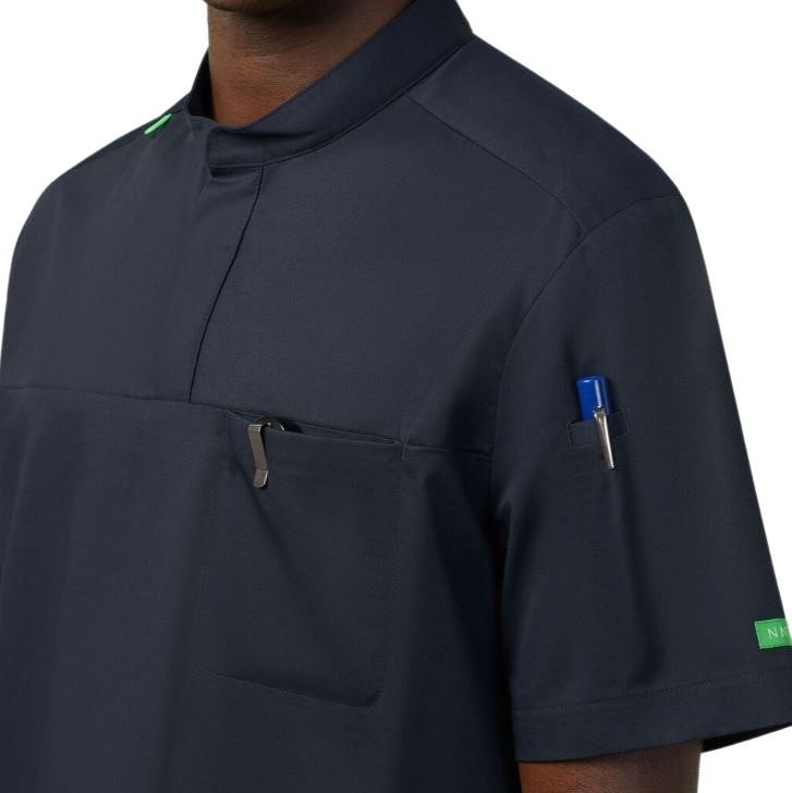 NNT CATRFN Next-Gen Antibacterial Active Doherty Mandarin Collar Scrub Top