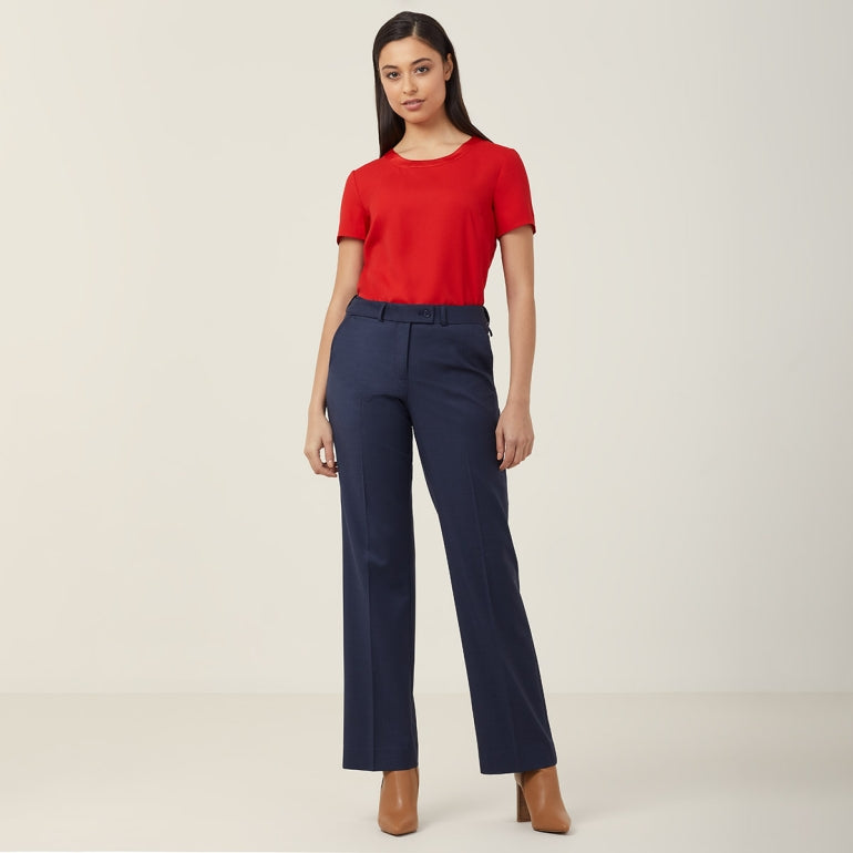 NNT CATU2N Satin Back Crepe S/S Top