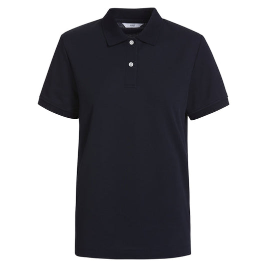 NNT CATU58 Ladies S/S Polo Navy - Front view