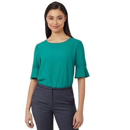 NNT CATU5T Fluted Sleeve Top