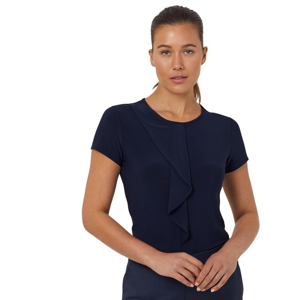 NNT CATU64 Ladies S/S Round Neck T Top Blouse