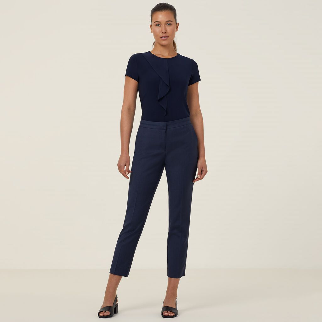 NNT CATU64 Ladies S/S Round Neck T Top Blouse