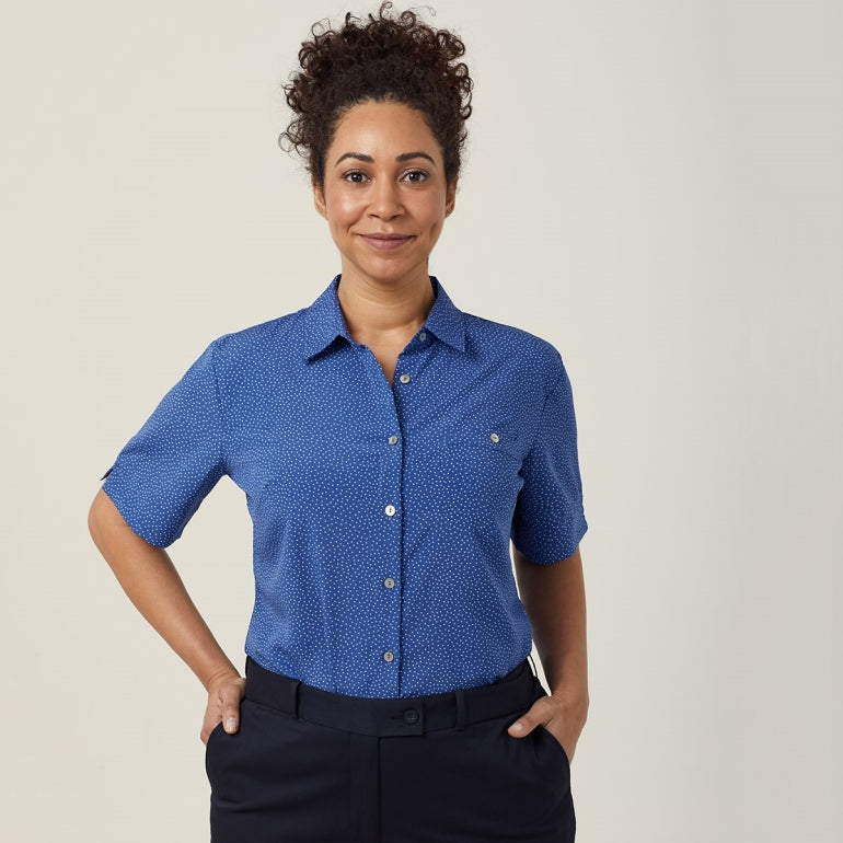 NNT CATU7H Silvi Spot Print S/S Shirt