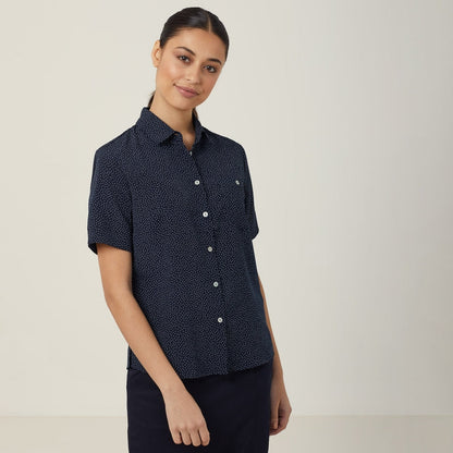 NNT CATU7H Silvi Spot Print S/S Shirt