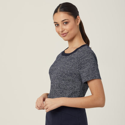 NNT CATUDG Textured Tweed Shell Top
