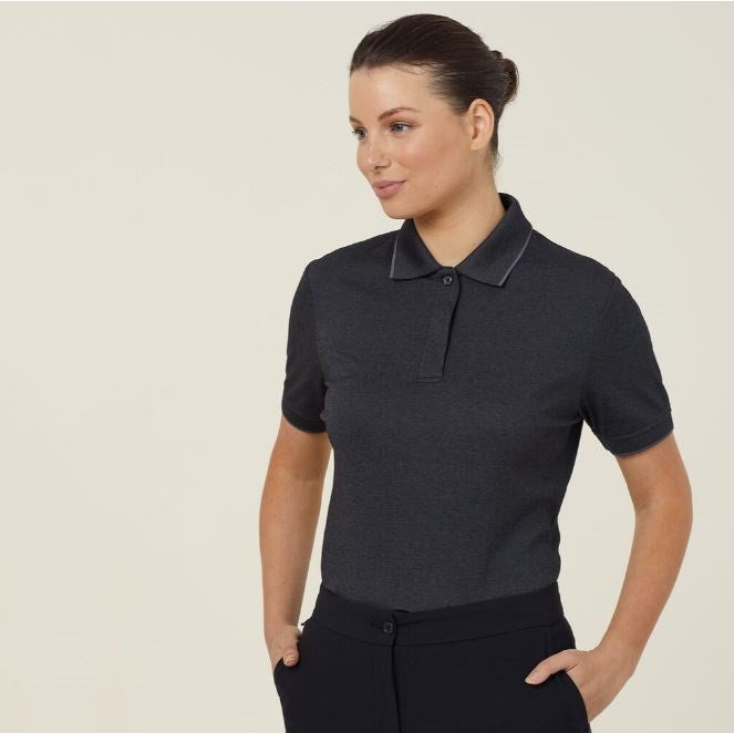 NNT CATUF9 Textured Women's Short Sleeve Polo