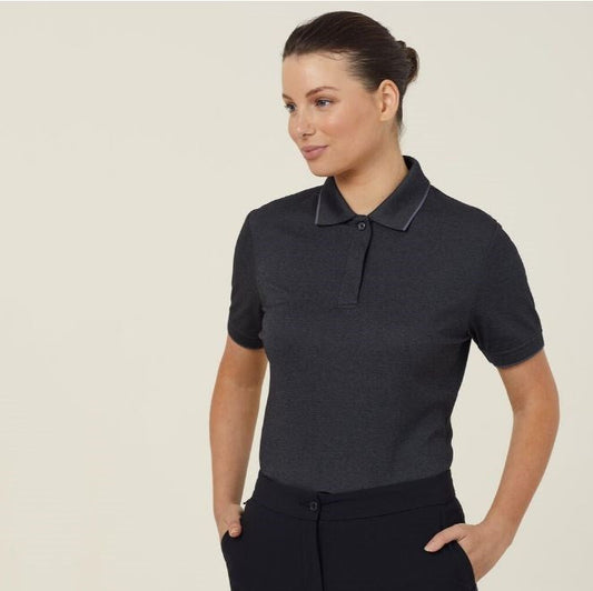 NNT CATUF9 Textured Women's Short Sleeve Polo