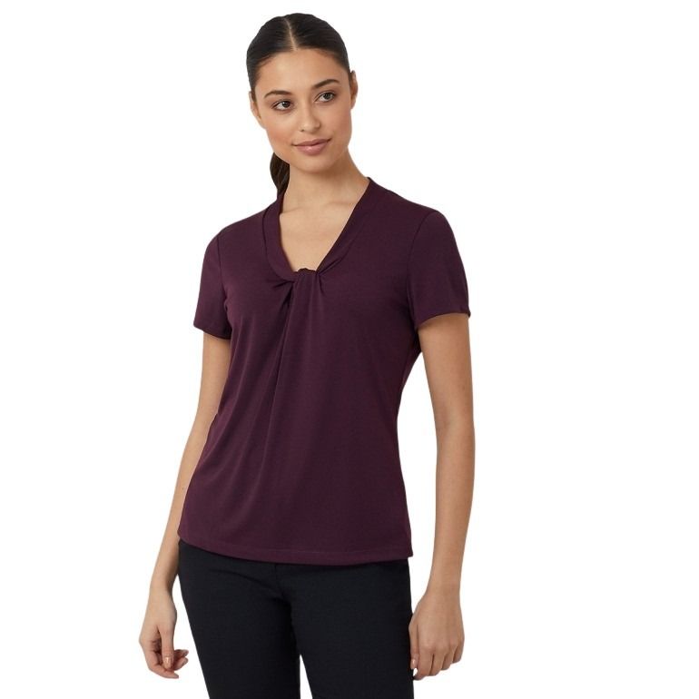 NNT CATUFS Matt Jersey Twist Neck S/S Top