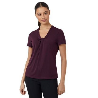 NNT CATUFS Matt Jersey Twist Neck S/S Top