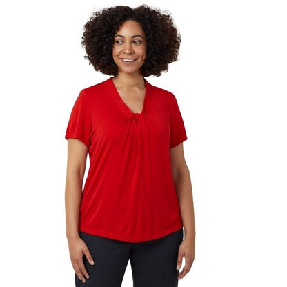 NNT CATUFS Matt Jersey Twist Neck S/S Top