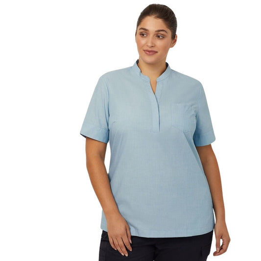 NNT CATUGA Textured Short Sleeve Tunic