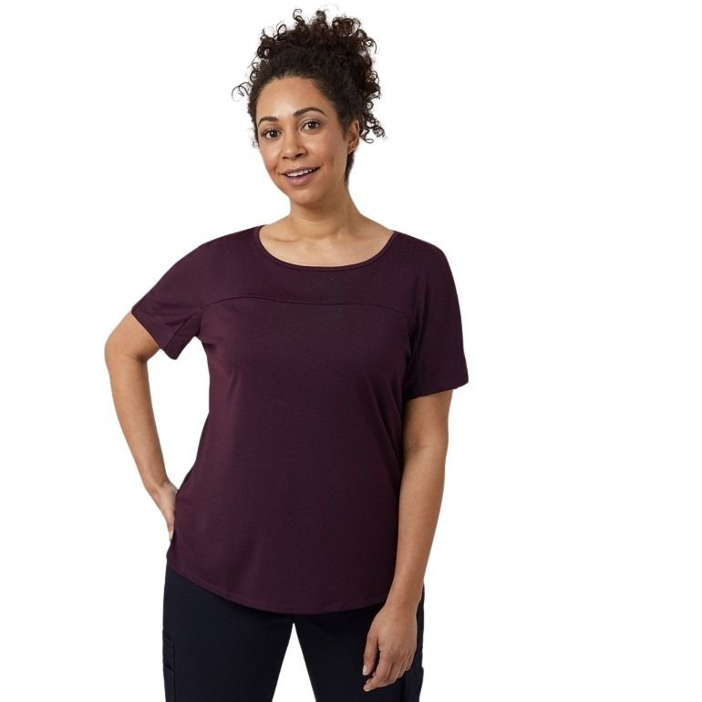 NNT CATUHN Matt Jersey Boat Neck Short Sleeve Top