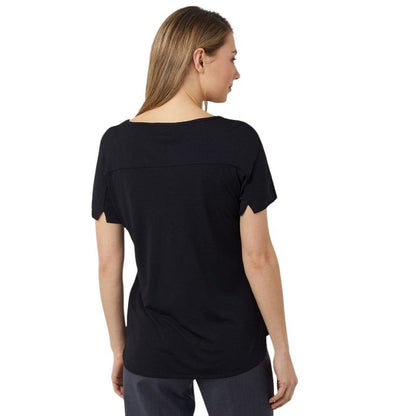 NNT CATUHN Matt Jersey Boat Neck Short Sleeve Top