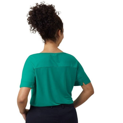 NNT CATUHN Matt Jersey Boat Neck Short Sleeve Top