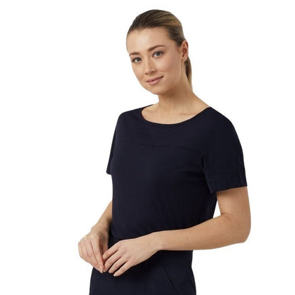 NNT CATUHN Matt Jersey Boat Neck Short Sleeve Top