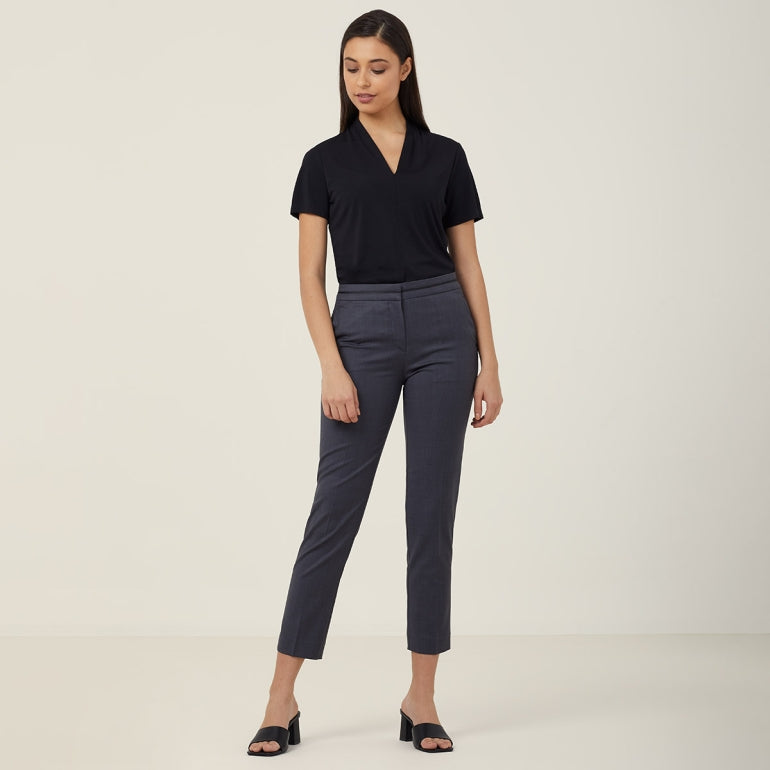 NNT CATUHP Matt Jersey V Neck Short Sleeve Top