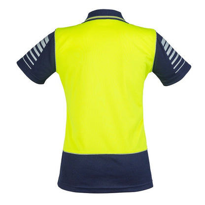 Syzmik ZHL236 Womens HiVis Zone Short Sleeve Polo