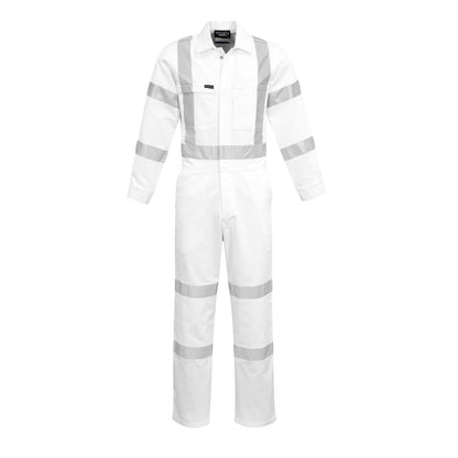 Syzmik ZC620 Mens White Bio Motion X Back Overall