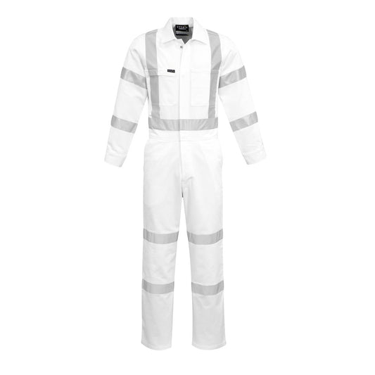 Syzmik ZC620 Mens White Bio Motion X Back Overall