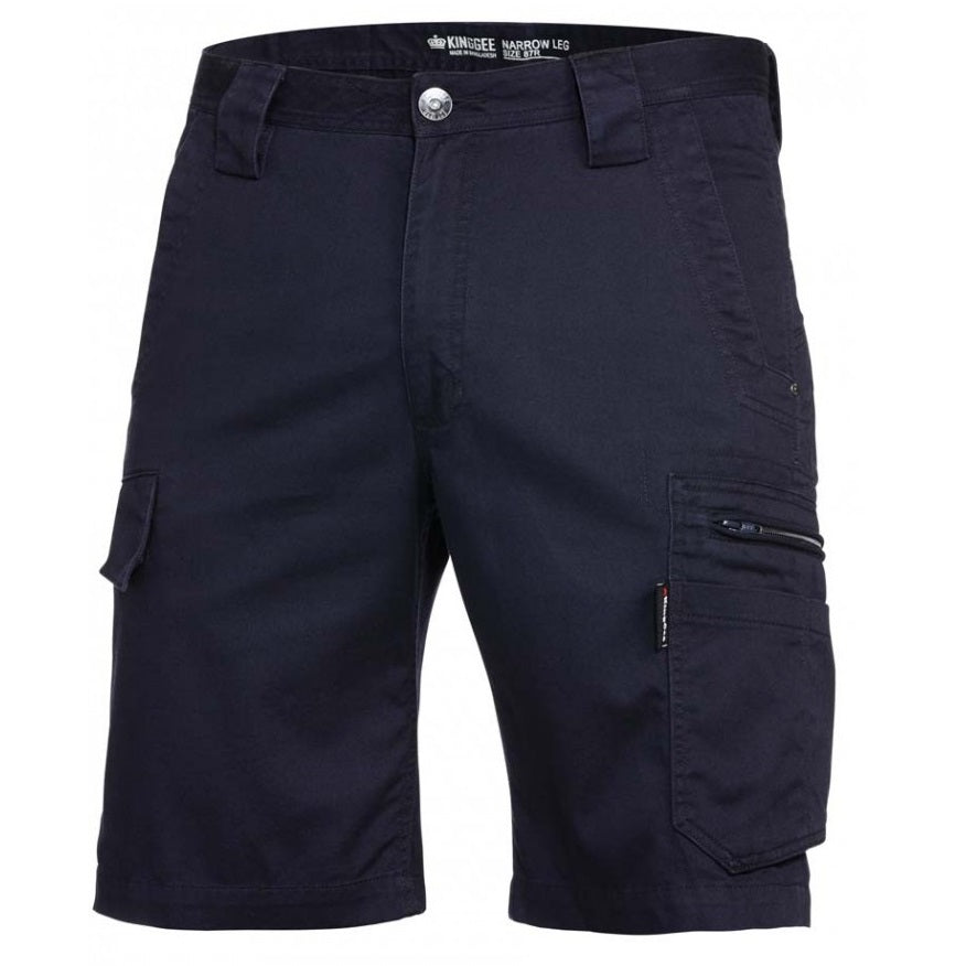 cheap work boots kinggee tradies slim fit shorts K17340_OILED NAVY