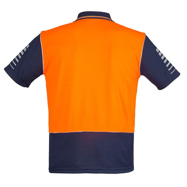 Syzmik ZH236 Mens HiVis Zone S/S Polo