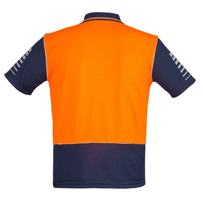 Syzmik ZH236 Mens HiVis Zone S/S Polo