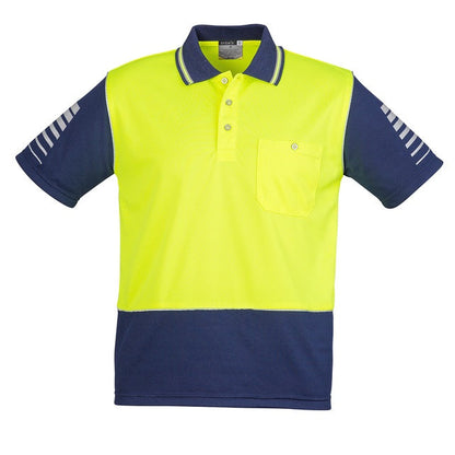 Syzmik ZH236 Mens HiVis Zone S/S Polo