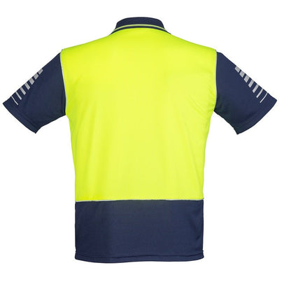 Syzmik ZH236 Mens HiVis Zone S/S Polo