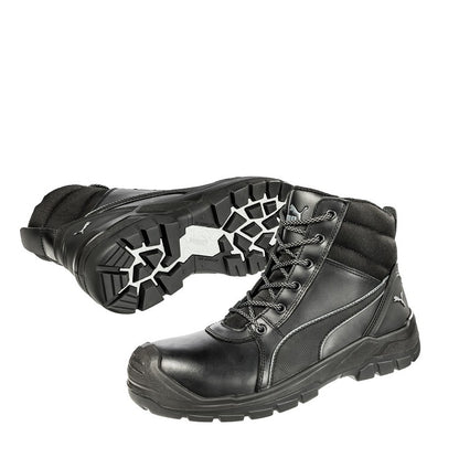 Heat Resistant Puma 630797 Tornado Black Zip Side Composite Safety Boot
