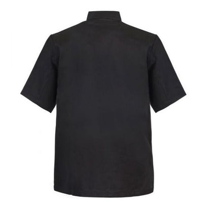 Chefscraft CJ041 DISCONTINUED Chefs S/S Tunic with Concealed Front