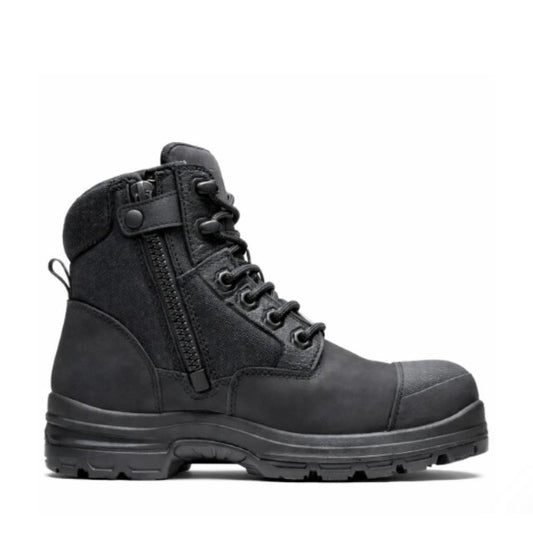 Black lightweight Redback CLZBK Lynx Zip/Lace Composite Safety Boots