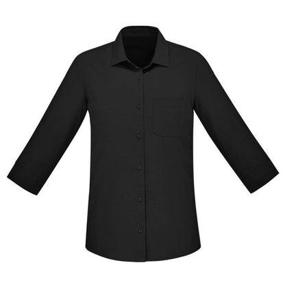 Biz Care CS951LT Womens Florence Plain 3/4 Sleeve Shirt