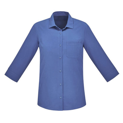 Biz Care CS951LT Womens Florence Plain 3/4 Sleeve Shirt