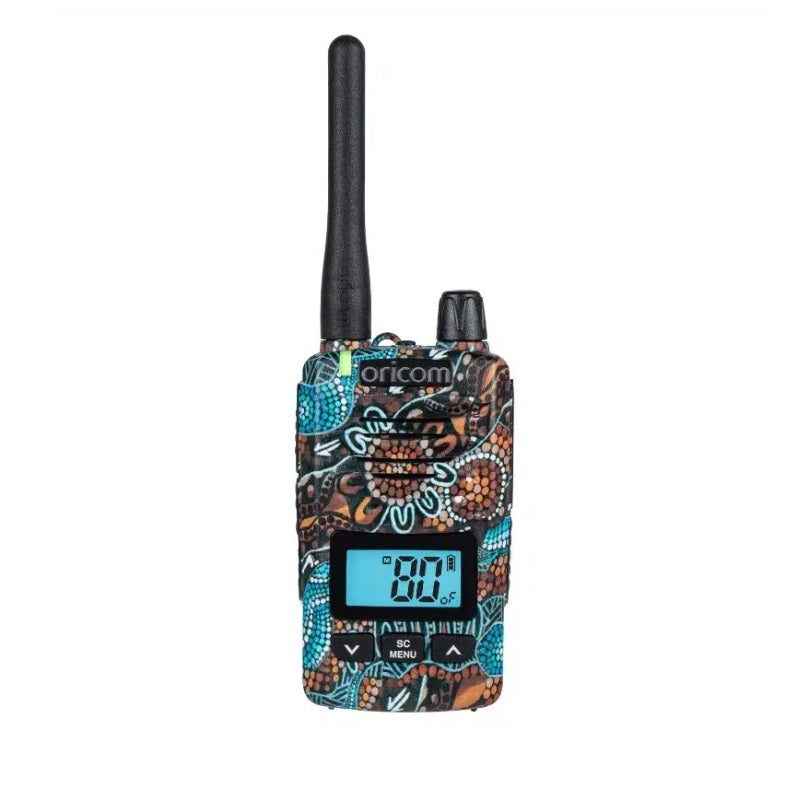 ORICOM DTX600WA Walkabout IP67 5 Watt Handheld UHF CB Radio - Walkabout Artwork - Front View