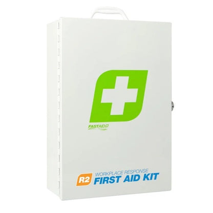 FastAid FAR210 R2 Workplace Response First Aid Kit Metal Cabinet