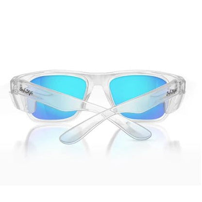 SafeStyle FCBP100 Fusions Clear Frame Mirrors Blue Polarised Lens