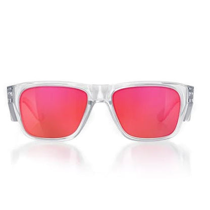 SafeStyle FCRP100 Fusions Clear Frame Mirrors Red Polarised Lens
