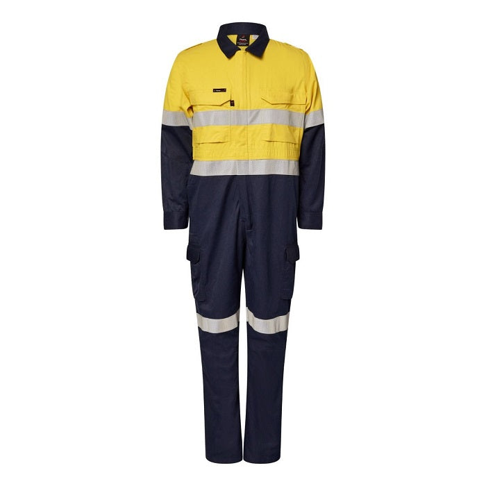FlameBuster FCT005A Torrent HRC2 HiVis Two Tone Coverall FR Reflective Tape