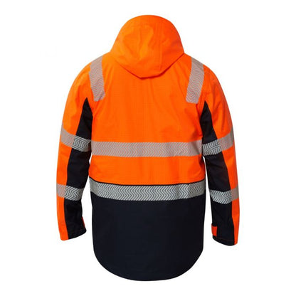 FlameBuster FJV032 FR HiVis Wet Weather 3-in-1 Segmented Reflective Jacket