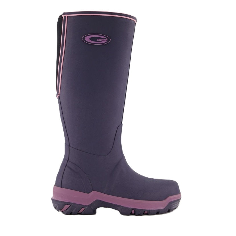 Purple aubergine rain boot Grubs SRAN-777H Rainline Garden & Outdoor Boot