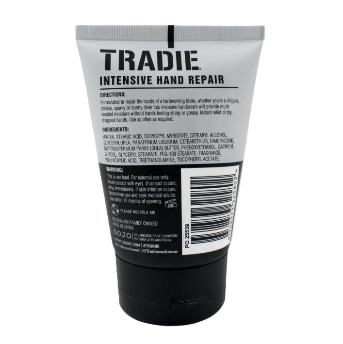 A tube of Tradie MJ5155SA Mens Hand Cream