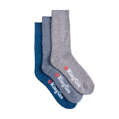 KingGee K09002 Bamboo Work Socks 3 Pk