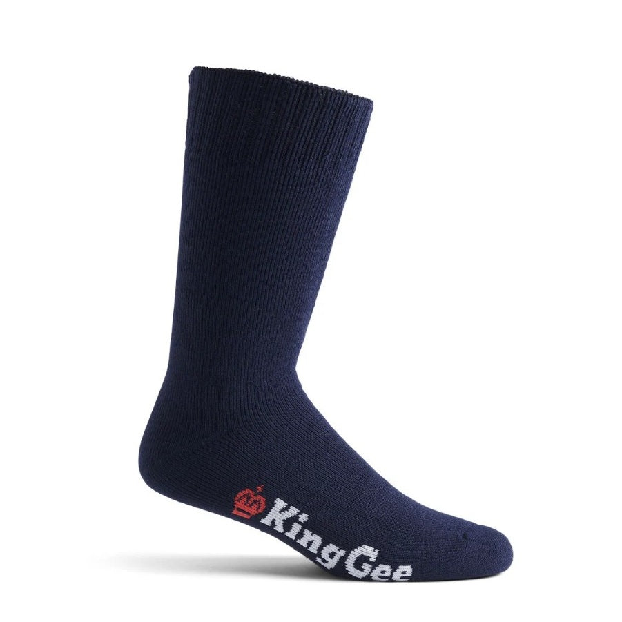 KingGee K09003 Single Pack Bamboo Sock - Navy - Product View